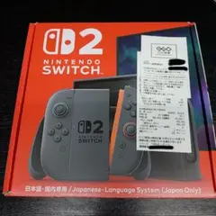 Switch2　新品本体　購入レシートメーカー保証書添付レシート有り