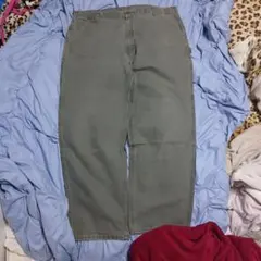 Carhartt　ダック地　ペインターパンツ　42×32　オリーブ　バギー