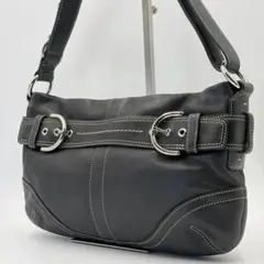 COACH 9412 ワンショルダー レザー ブラック y2k ポーチ 美品