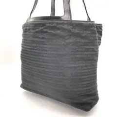 PRADA プラダ トートバッグ ハンドバッグ ブラック 黒 ナイロン レザー
