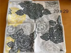 美品　フェイラー　タオルハンカチ　ハンドタオル　ミニタオル　花柄