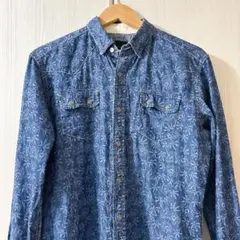 The shop TK mixpice 総柄デニムシャツ 長袖(L)のサムネイル