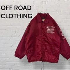 OFFROADCLOTHING中綿キルティングジャケットレッドL防寒アウター古着