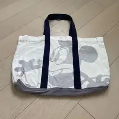 ミッキーマウス キャンバストートバッグ　レトロ　レトロミッキー
