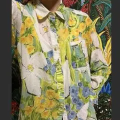 MOSCHINO CHEAPANDCHIC シルク混ブラウス 蝶柄 - メルカリ