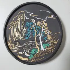 無形文化財(文化庁) 山本凰龍作　双凰天馬菊唐草紋八稜鏡 和鏡 銅製 無形文化財(文化庁) 山本凰龍作 双凰天馬菊唐草紋八稜鏡 和鏡 銅製