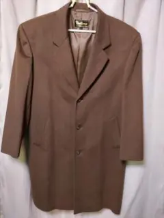 超美品 Wind Armor カシミヤ100% チェスターコート LL キャメル Wind Armor カシミヤ100％ チェスターコート ダブル キャメル L