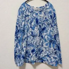 cathy daniels花柄 長袖 カットソークルーネック 【3L 】のサムネイル