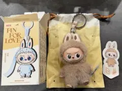 正規品　PIN FOR LOVE LABUBU イニシャル Bベージュ