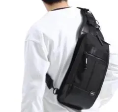 【美品】PORTER HEAT スリングショルダーバッグ マグライト付き