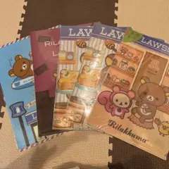 リラックマ ローソンオリジナル クリアファイル 3種セット - メルカリ
