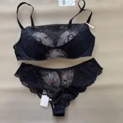 ブラック レース ブラジャーショーツセットのサムネイル