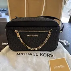 MICHAEL KORS ショルダーバッグ ブラック/ゴールド
