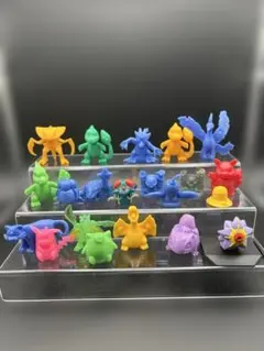 ポケモン 消しゴム 21体　人形 フィギュア ポケットモンスター　当時物