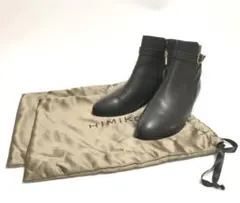 未使用 ■ 卑弥呼 ヒミコ ■ ショート ブーツ 24.5cm ダークブラウン