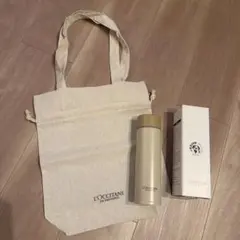 ロクシタン　ノベルティ　サーモボトル 　巾着バッグ付　匿名発送