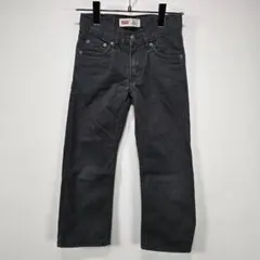 Levi's 리바이스 514 스트레이트 블랙 데님 키즈