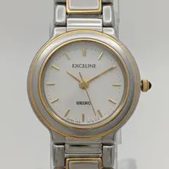【稼働/新品電池】SEIKO エクセリーヌ 7320-0410 コンビ ローマン 稼働/新品電池】SEIKO エクセリーヌ 7320-0410 コンビ ローマン - メルカリ