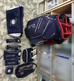 完売☆23区GOLF☆キャディバッグ☆オンワード☆エナメル☆ゴルフ