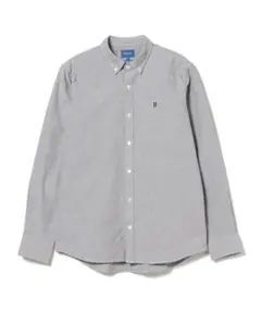 BEAMS ストレッチ オックスフォード ワンポイント ボタンダウンシャツ M