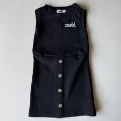 XGIRL　STAGES　ブラック　ノースリーブワンピース　ワンピース