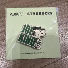 未使用品　スターバックス スヌーピー peanuts ピンバッジ