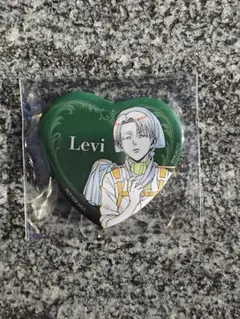 進撃の巨人 WIT STUDIO 激動 特典ハート缶バッチ リヴァイ