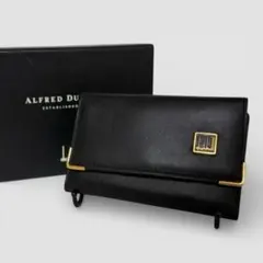 美品 dunhill ダンヒル キーケース 6連 レザー 黒 アルフレッド