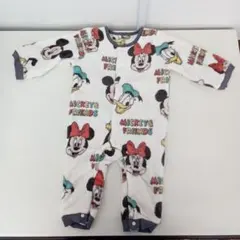 【野264】Disney ミッキー＆フレンズ ロンパース ベビー服