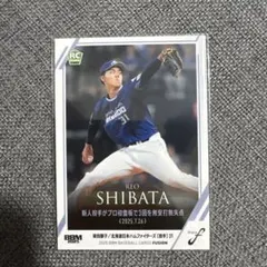 BBM 2025 柴田獅子 ルーキーカード　RC 北海道日本ハムファイターズ