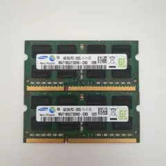 【動作未確認ジャンク】DDR3 4GB 2枚組 8GB PC3-12800Sのサムネイル