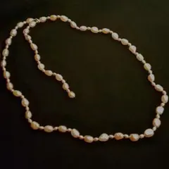 ピンク系 淡水パール 真珠 ネックレス 長さ自由