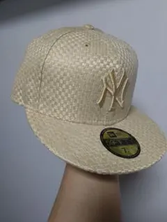 New Era 59FIFTY ベージュキャップ 7 1/8