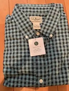 L.L.Bean 半袖チェックシャツ S