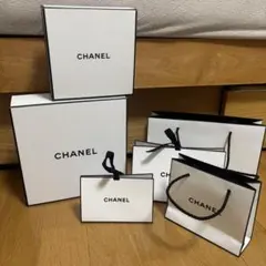 CHANEL ラッピングBOX(マグネット)紙袋 セット