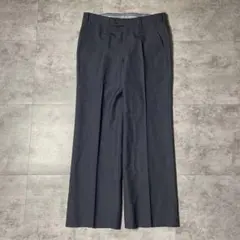 グレー ストレートパンツ ビジネスカジュアル　スラックス