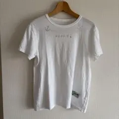 【美品】快晴堂 かいせいどう マリンテイスト 半袖Tシャツ ホワイト サイズ2のサムネイル