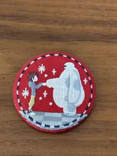 ベイマックス 刺繍缶バッジ ディズニー