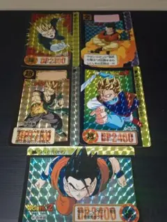 ドラゴンボールカードダス　孫悟飯青年期　５枚セット