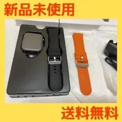 スマートウォッチ スポーツウォッチ メンズ 通知機能 ベルト2本 IP68 防水