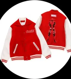 コカ・コーラ　未使用品　マーベル　スタジャン　Lサイズ　最安値