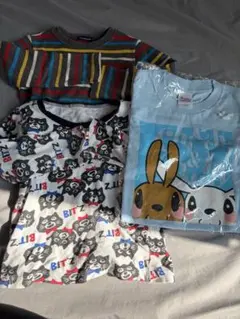 長袖　Tシャツ 3枚セット 100cm
