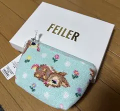 新品タグ付き FEILER モンプティシャ ポーチ ライトブルー - メルカリ