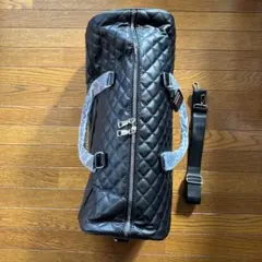 黒いキルティングボストンバッグ(値下げしました)