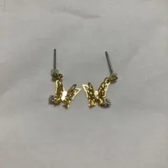 イヤリング ピアス ゴールド 蝶々 蝶 イヤリング