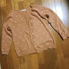 B.L.U.E. ドット柄カーディガン
