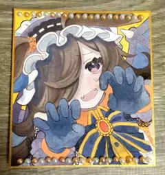 ウマ娘 ライスシャワー ハロウィン 手描き イラスト アナログ アート