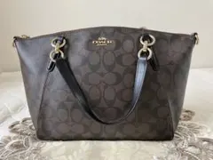 COACH コーチ F28989 ケルシーシグネチャー 2WAYバッグ ブラウン