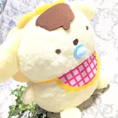 ポムポムプリン　最新　ぬいぐるみ　日本限定　黄色　サンリオ 新品未使用　タグ付き