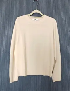 UNIQLO ユニクロ 長袖 カシミアセーター オフホワイト S